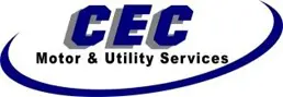 A logo of ceco and utility services