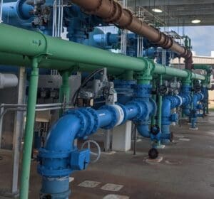 pipes water plant